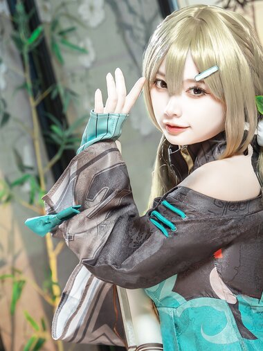 [Cosplay] Hashimoto Tamaki 桥本环沫 - Honkai Star Rail Qingque 崩坏：星穹铁道 青雀
