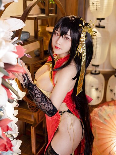 [Cosplay] KANEKO_咔喵 大凤旗袍[23P-188MB]