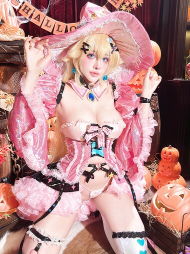 [Cosplay] Byoru Peach princess Witch [57P24V-3.55GB]