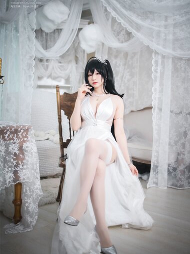 [Cosplay] Nyako喵子 大凤纯白婚纱 [65P-235M]