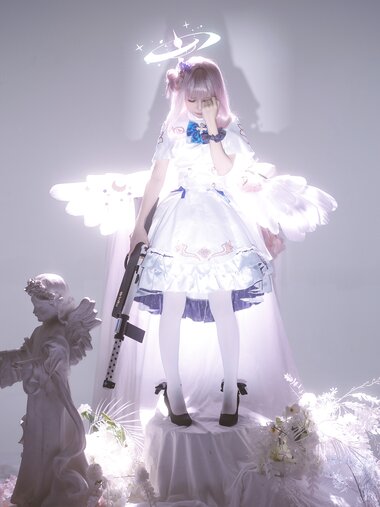 [Cosplay] 矢量鱼 蔚蓝档案 圣园未花 [27P-327MB]