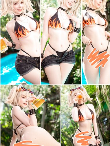 [Cosplay] Peachmilky - Burnice bikini
