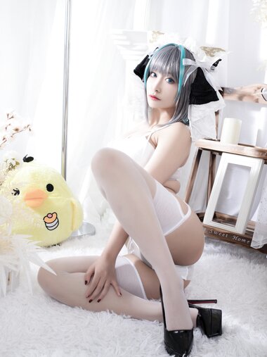 [Cosplay] 洛璃LoLiSAMA 碧蓝航线 柴郡同人内衣 [66P-764MB]