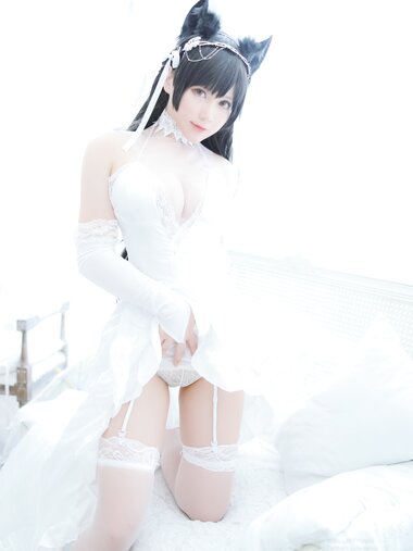 [Cosplay] Nyako喵子 爱宕婚纱 [62P-190MB]