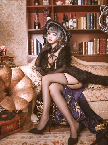 [Cosplay] 宮本桜 柴郡旗袍 音乐绚烂CaitSith [20P-409MB]