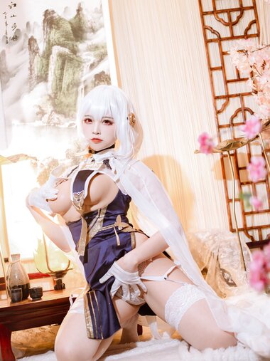 [Cosplay] 二佐Nisa 碧蓝航线 天狼星 碧波青云 [25P-464MB]