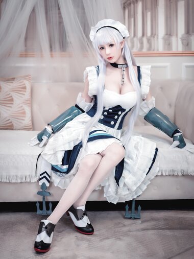 [Cosplay] 西园寺南歌 女仆本 贝尔法斯特 [35P-259MB]