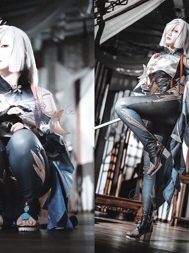 [Cosplay] Cien恩恩 原神申鹤 [31P-34MB]