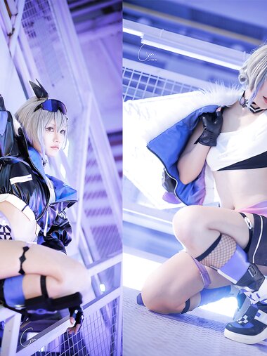 [Cosplay] Cien恩恩 Silver Wolf 銀狼 [29P-19MB]
