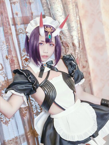[Cosplay] 贞子蜜桃 酒吞童子 女仆 [20P-118MB]