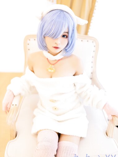 [Cosplay] 九九八吖 蕾姆小绵羊 [36P-131MB]