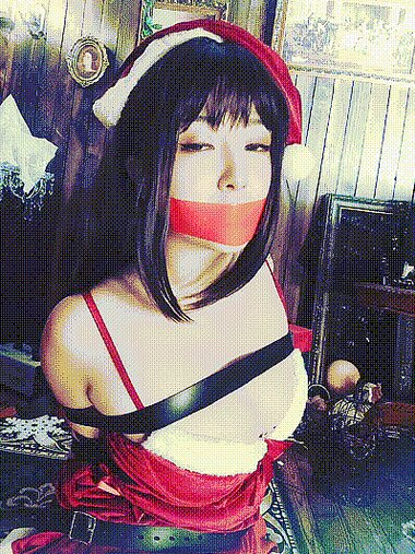 [Cosplay] 小容仔咕咕咕w 圣诞礼物×捆绑 [49P-188MB]