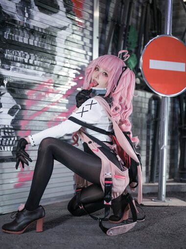 [Cosplay] 您的蛋蛋 交错战线 粉毛卡提娜 [93P-2.18GB]