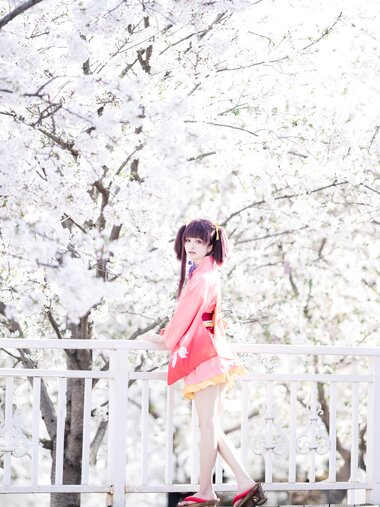 [Cosplay] 九柒喵 甲铁城的卡巴内利 无名 和服 [34P-253MB]