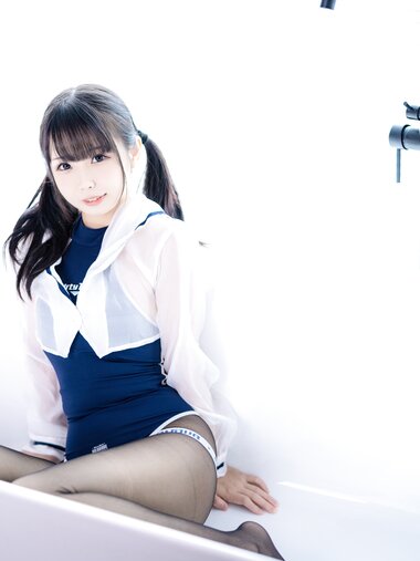 [Cosplay] 十万珍吱伏特 -（香川澪）碧波·浴缸死库水 [68P-1.05G]