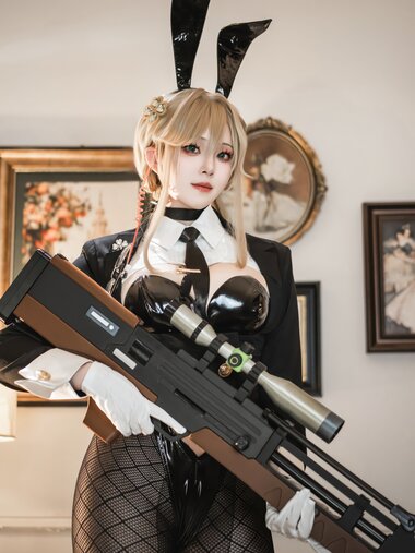 [Cosplay] Natsuko夏夏子 NIKKE 爱德 特工兔女郎 [86P4V-941MB]
