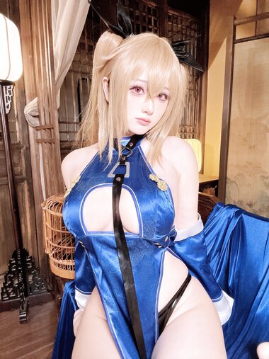 [Cosplay] 屿鱼 安克雷奇旗袍 [41P-316MB]