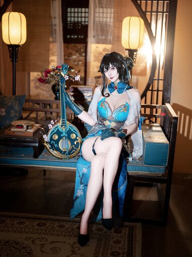 [Cosplay] 星澜是澜澜叫澜妹呀 崩坏星穹铁道 阮梅 [55P-384MB]