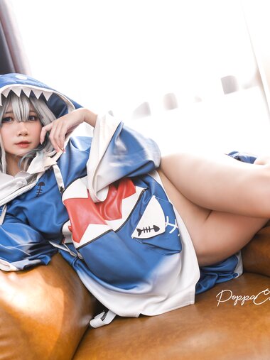 [Cosplay] PoppaChan - (ChanPoppa) [Gumroad] NOne Gawr Gura 噶呜·古拉