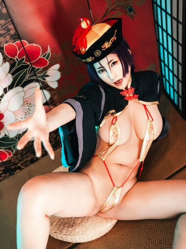 [Cosplay] 星澜是澜澜叫澜妹呀 奶光僵尸娘 [51P1V-811MB]