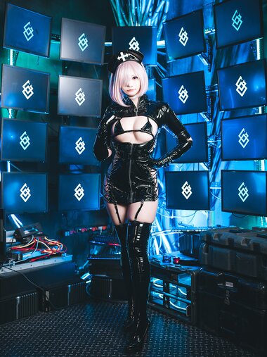 [Cosplay] 小空sora - 甘雨暗黑护士