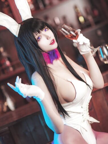 [Cosplay] 起司块wii - 恶魔姐姐兔女郎