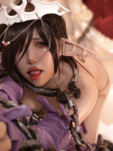 [Cosplay] 阿薰kaOri 黑兽 黑精灵女王奥利卡 [80P-672MB]