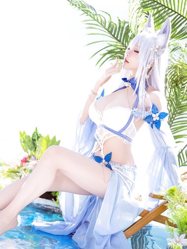 [Cosplay] 星之迟迟 2026年01月计划C 碧蓝航线 信浓泳装 [52P-208MB]