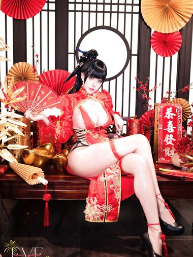 [Cosplay] Byoru Eve New Year Qipao [62P19V-2.46GB]