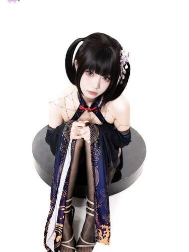 [Cosplay] 柒柒要乖哦 碧蓝航线 紫电 [69P-414MB]