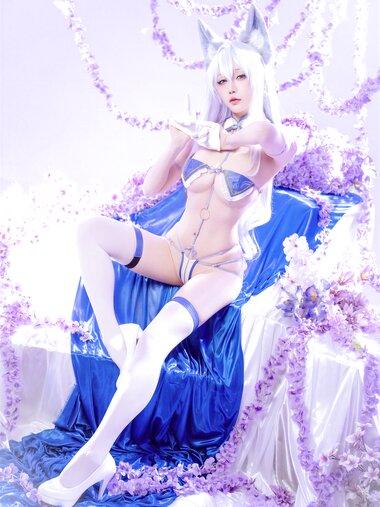 [Cosplay] 星之迟迟 2025年12月计划F 碧蓝航线 信浓 [60P-417MB]