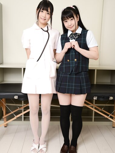 [Lovepop] Ai Minano 皆野あい & Suzu Yamai 山井すず Photoset #001 School Uniform & Nurse