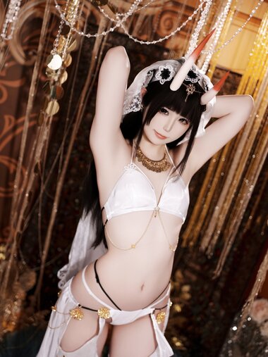 [Cosplay] Quan冉有点饿 碧蓝航线 能代舞娘 [45P-1.16GB]