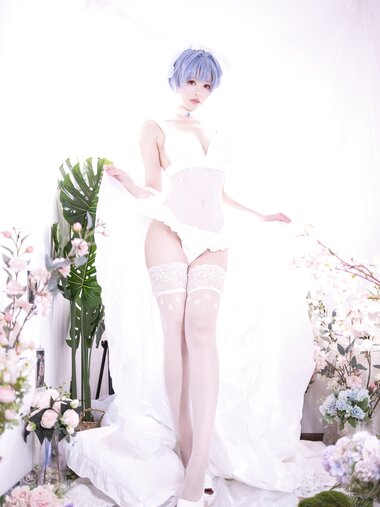[Cosplay] 千反田鹿子 - 新世纪福音战士 绫波丽花嫁