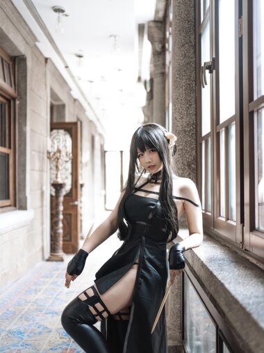 [Cosplay] 阿半今天很开心 间谍过家家 约尔 礼服+同人内衣 [53P-465MB]
