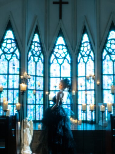 [Cosplay] 蠢沫沫 黑婚纱 [37P1V-3.11GB]
