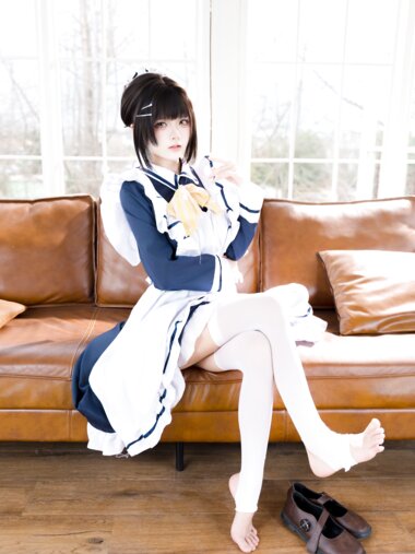 [Cosplay] 九柒喵 - 星光咖啡馆与死神之蝶 枣子姐女仆