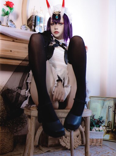 [Cosplay] 疯猫ss FGO 酒吞童子女仆 [30P-353MB]