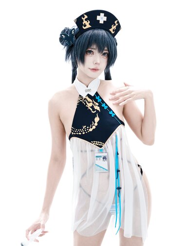 [Cosplay] 君颜圆又圆 - 蔚蓝档案 龙华妃咲 护士