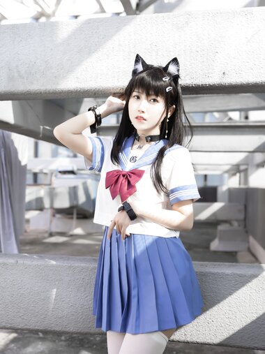 [Cosplay] 不呆猫 天台小猫咪 [96P1V-1.65GB]