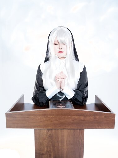 [COSPLAY] Natsuko夏夏子 反差修女