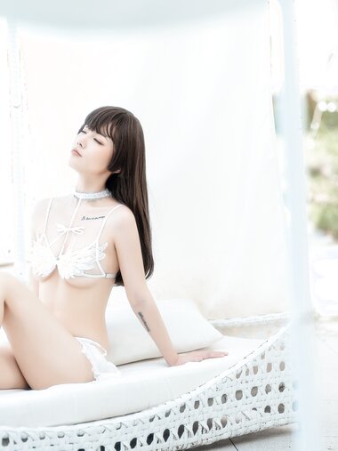 [COSPLAY] 桃良阿宅 天使内衣