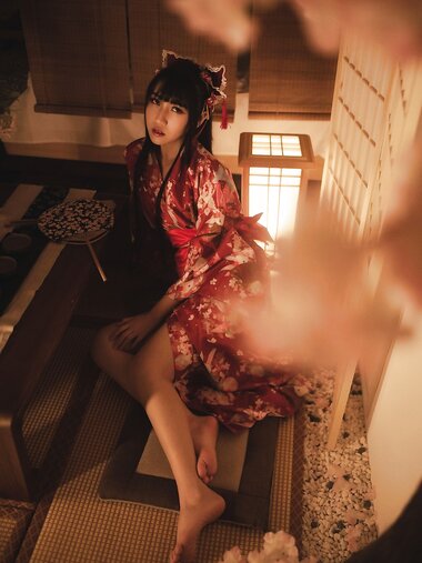 [COSPLAY] 不呆猫 NO.026 绳子和服