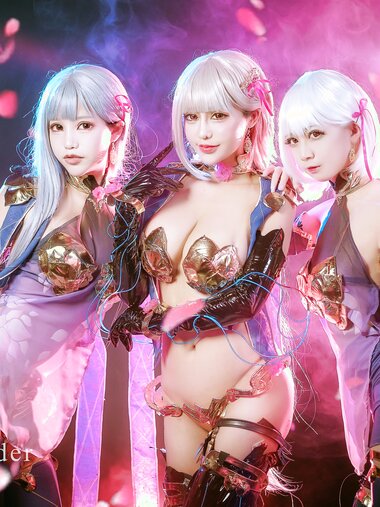 沖田凜花Rinka & HedY Cosplayer & Vickybaby - Kama (FateGrand Order) [13P-64.01MB]
