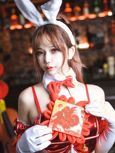 [COSPLAY] 抱走莫子aa 兔色撩人