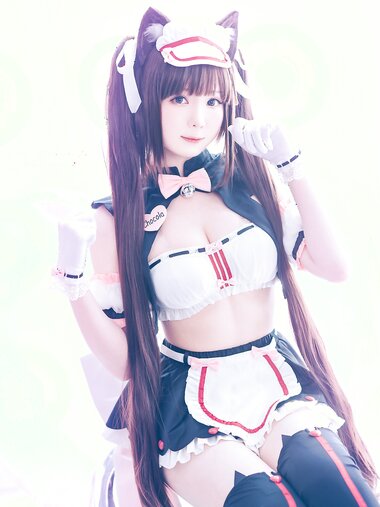 [Cosplay] Shimo 霜月- NEKOPARA 巧克力賽車服-12張