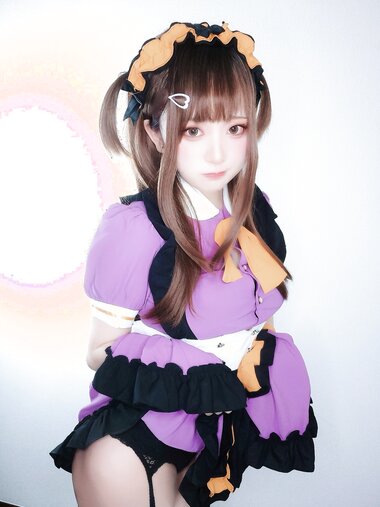 [Cosplay] Yuki 亭 - Halloween maid selfie ハロウィンメイドっ自撮り
