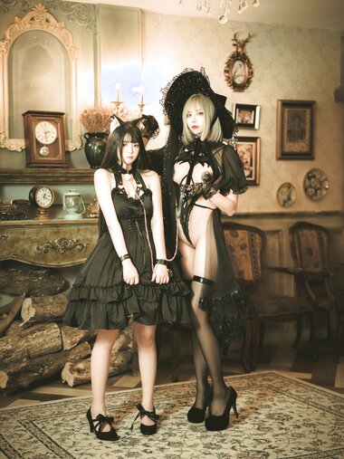 [COSPLAY] 落落Raku – 魔女と黑猫 [57P473MB]