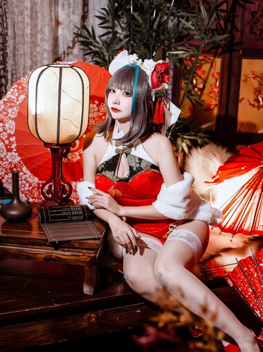 [Cosplay] Nisa 二佐 - Cheshire cheongsam 柴郡旗袍
