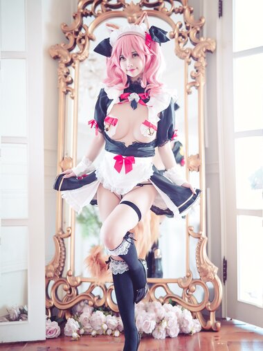 [Cosplay] Rinka Okita 沖田凜花 - Tamamo maid